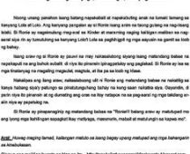 Kwentong Pambata Tagalog Story Script