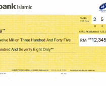 Contoh Mock Cheque