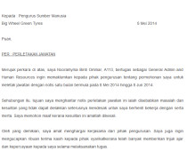 Official Letter Format Malaysia