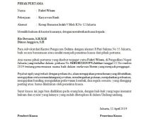 Surat Cuti Kerja Balik Kampung