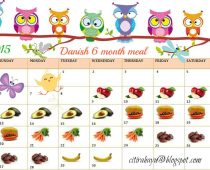 Jadual Pemakanan Bayi 6 Bulan