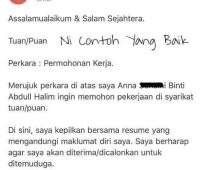 Contoh Email Formal