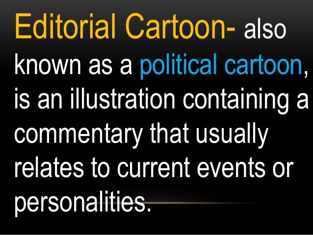 Editorial Cartooning (Paglalarawang Tudling or Kartung Pang- Editorya…
