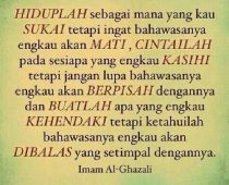 Kata Kata Imam Al Ghazali