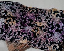 Lukisan Corak Batik Bunga Simple