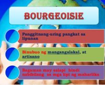 Halaga Sa Lipunan Ng Bourgeoisie