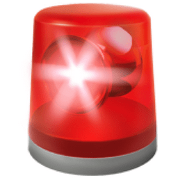 Emoji Traffic Light Pak21 - Police Car Light Emoji (U+1F6A8) | Barbara