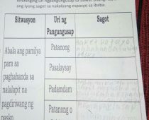 Magbigay Ng Tatlong Pagkakataon O Sitwasyon