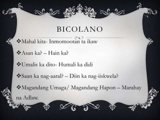 Mahal Kita Sa Wikang Ilocano - debakita