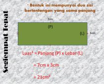 Formula Luas Segi Empat Selari