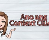 Context Clues Tagalog Examples