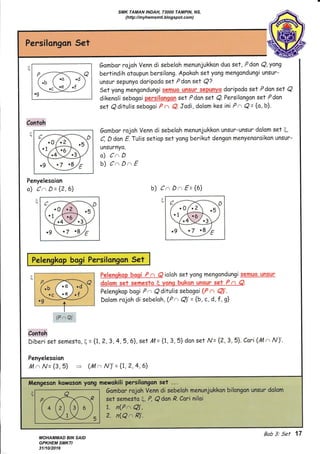 Nota Set Matematik Tingkatan 4 - KamariabbMorgan